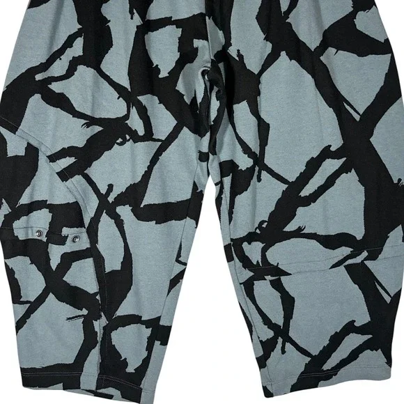 Chalet et Ceci Lantern Harem Balloon Pants XL Pull On Artsy Abstract USA FJ48910 - Picture 10 of 12